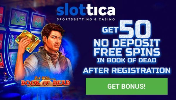 50 free spins on Book of Dead