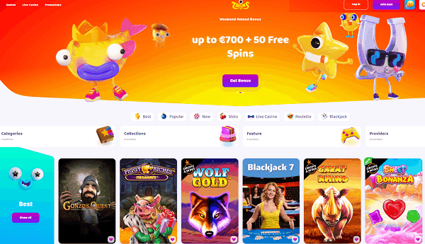 Register at 7Signs Casino and get free spins! 