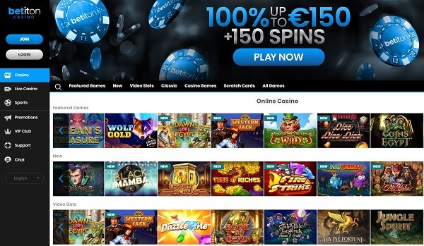 Betiton Casino free spins, bonus codes, promotions, VIP, loyalty rewards 