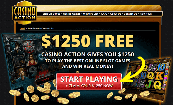 Get $1250 free play bonus!