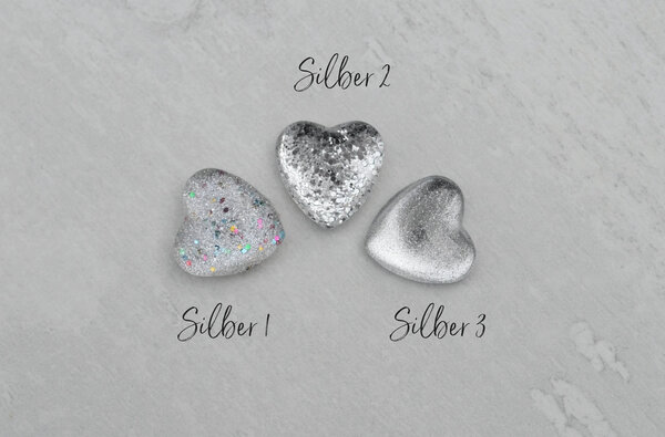 Edelstahlohrstecker Eisglitzer – Bild 3