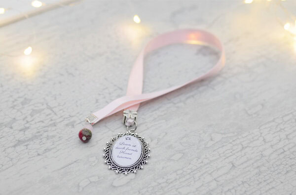 Lesezeichen mit Nachricht