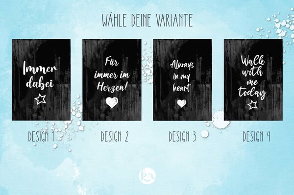 Authentische Perlokraphy-Schilder mit motivierenden Sprüchen in schwarz-weiß, ideal für individuelle Dekorationen, personalisierte Geschenke und kreative Wandgestaltung.