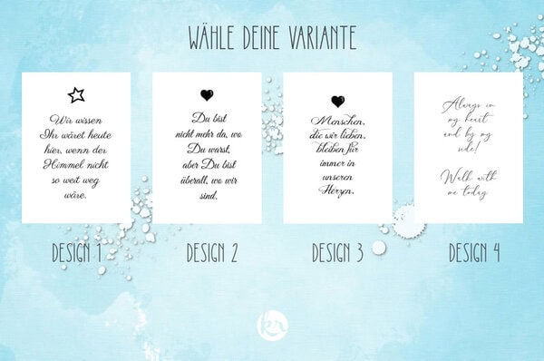 Schriftarten-Vorlagen für personalisierte Karten und Designs bei Perlokraphy, kreative Gestaltungsideen für individuelle Grußkarten.