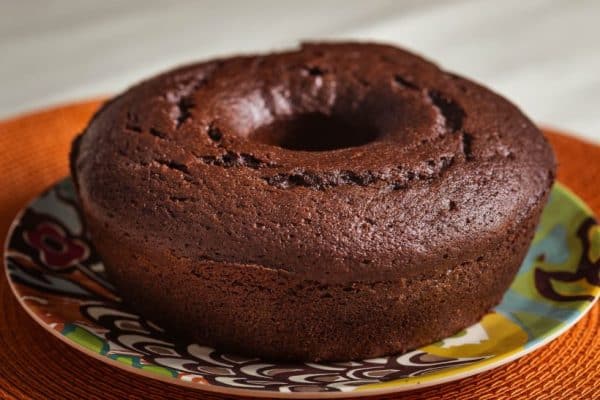 Bolo de cacau low carb sem açúcar
