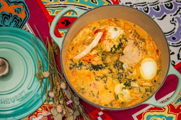 Peixada Cearense com Pirão