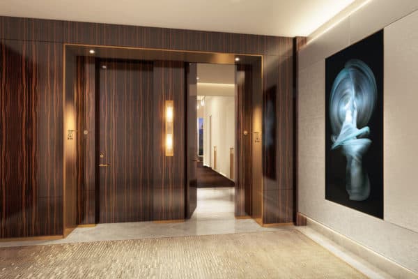 entrance design 3d rendering