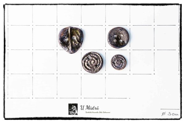 Knoflík spirála 3,5 cm - Obrázek 2