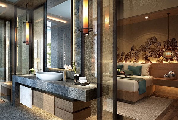 3D renderings of a room