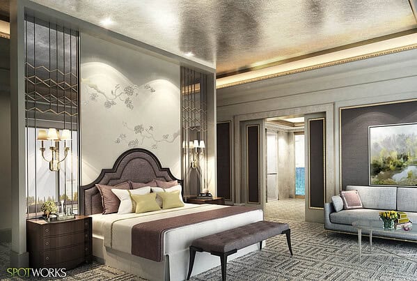 Bedroom View Render