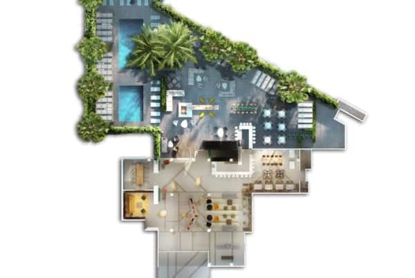 3d architectural floor plan