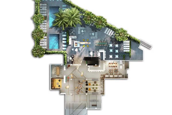 3d architectural floor plan