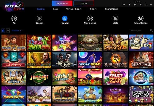 Fortune Clock Casino free spins, bonuses, promotions, games, support, payments