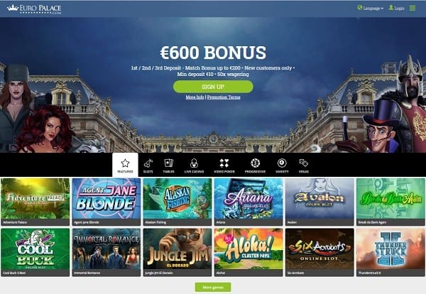 $600 welcome bonus and free spins on deposit 