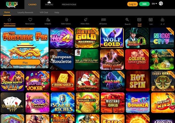 Spin Million Online Casino Full Review 