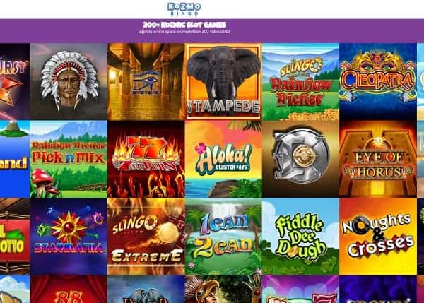 Kozmo Bingo Review: 10 free spins and £70 no wager bonus code