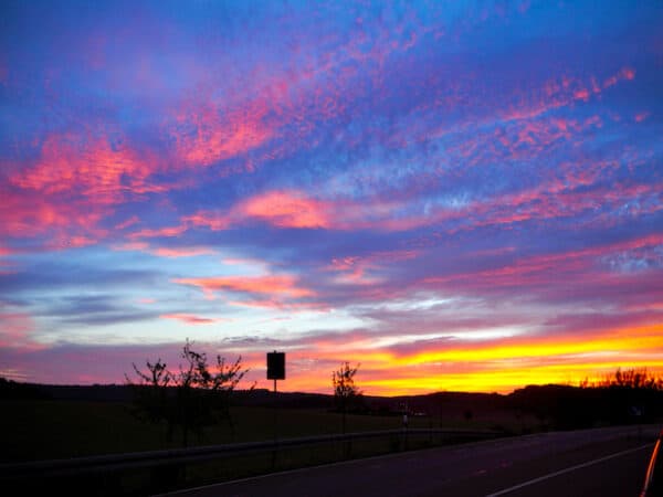 abendhimmel sonnenuntergang