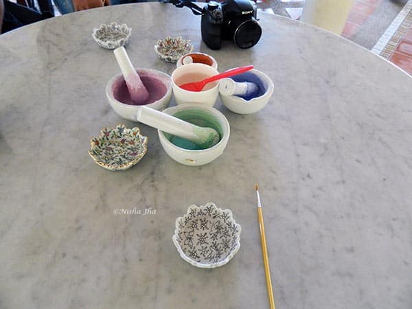 When I painted my own Ceramic 5 ceramic painting thailand