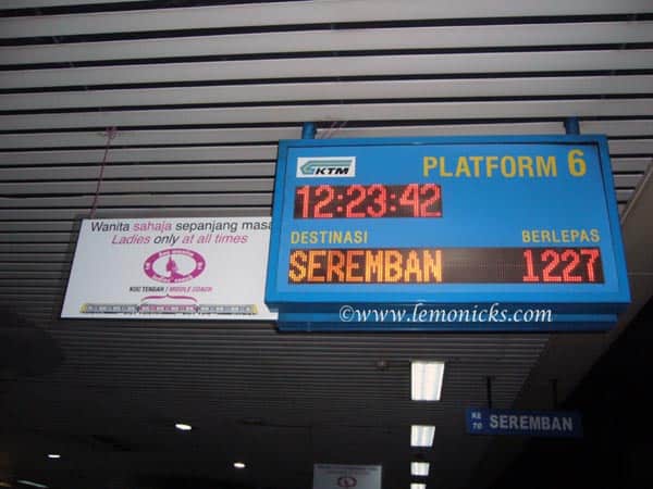 Ladies coach KTM Komuter @lemonicks.com