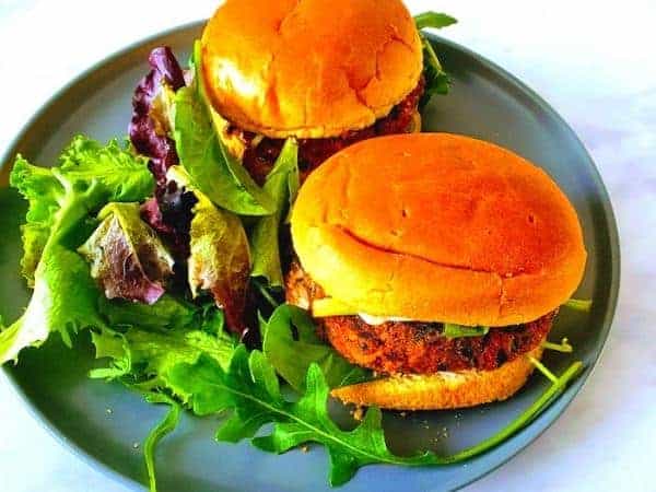 butternut squash and sweet potato veggie burgers