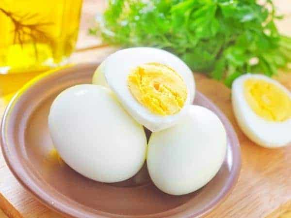 hard boiled eggs