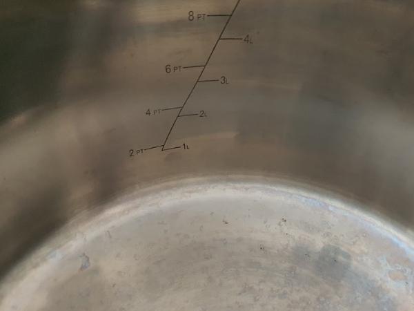 measuring gauge on inside