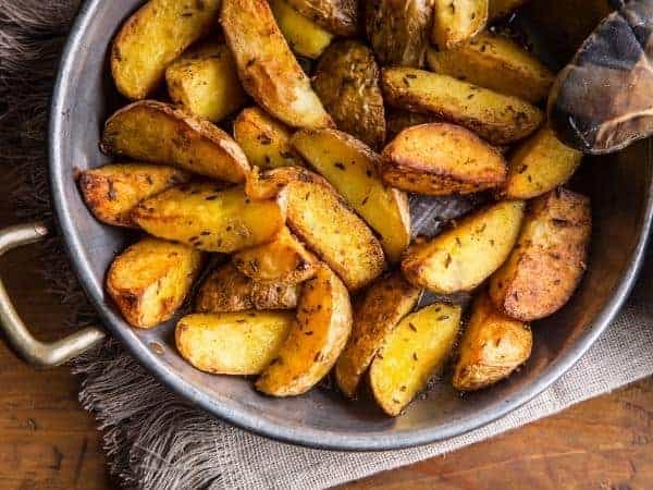 vegan potato wedges