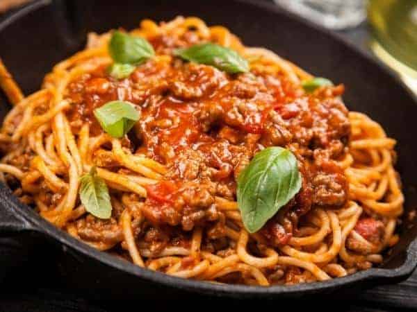 Slimming World spaghetti bolognese