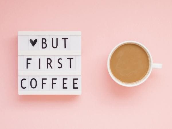 Coffee is great to relax while choosing a 7-day Slimming World meal plan