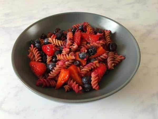 fruit pasta salad