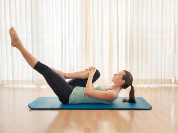 lady doing pilates