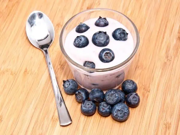 blueberry yoghurt