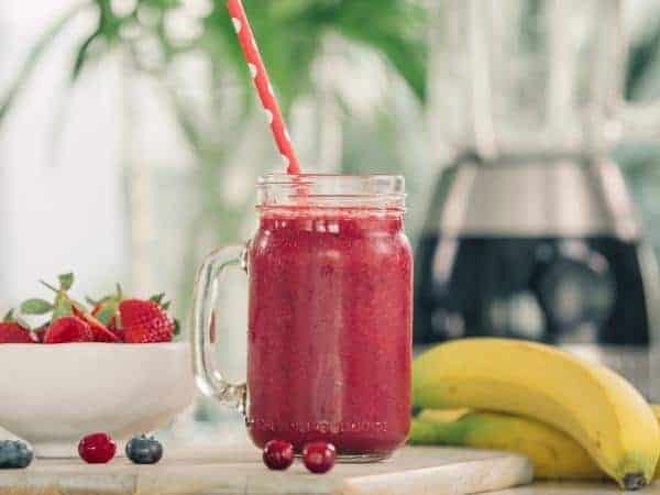 cranberry smoothie