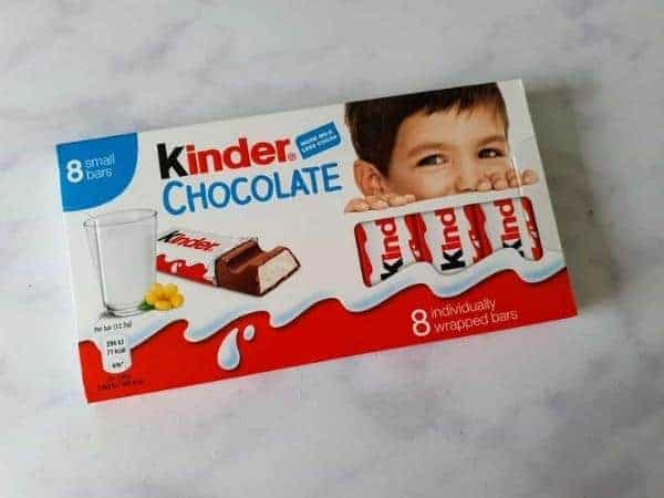 kinder chocolate for a car journey snack suitable for Slimming World