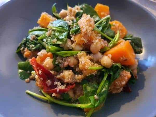 Slimming World plum and quinoa salad