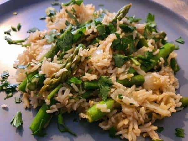 asparagus and Rice