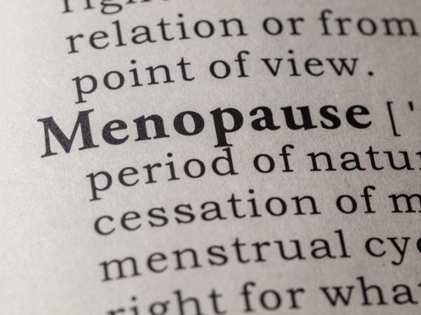 menopause in a dictionary