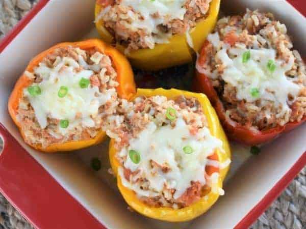 stuffed peppers made in the slow cooker