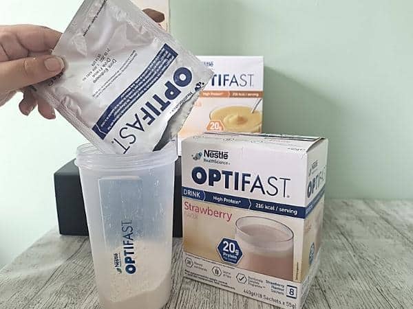 making an Optifast shake
