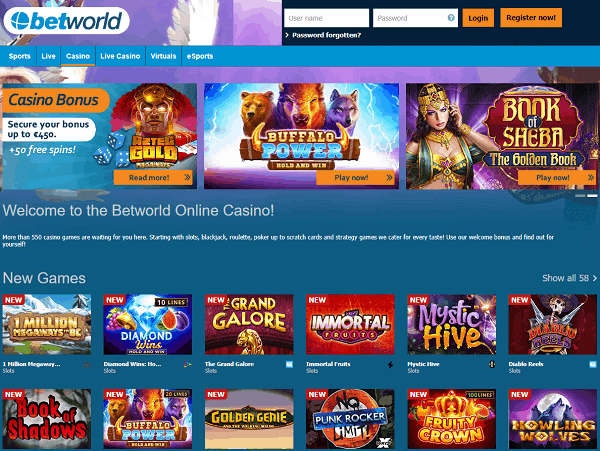 Betworld Casino Review