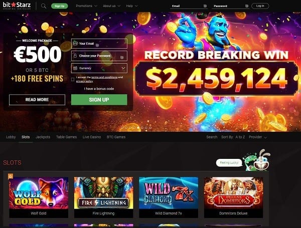 200 free spins 5 BTC or €500 free bonus