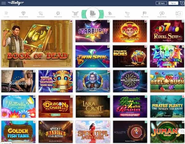 Sloty Casino Online Review & Rating