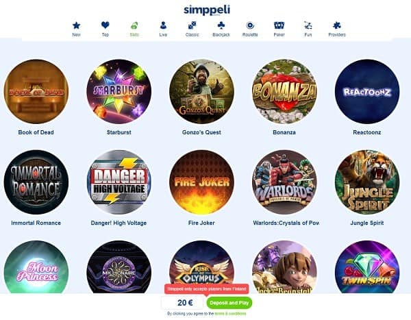 Simppeli Casino Review