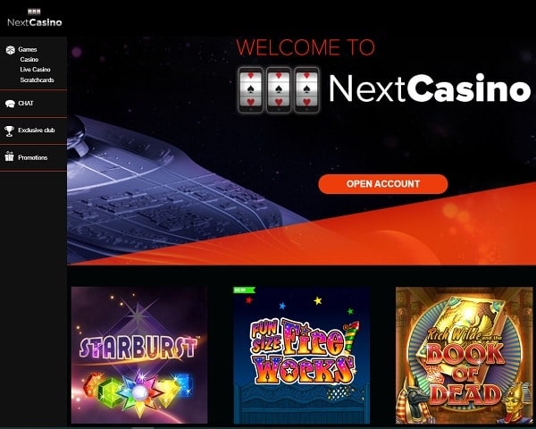 Free Spins after first deposit to NextCasino Online