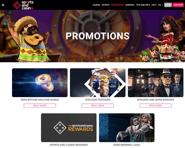 SportsAndCasino Welcome Bonus Review