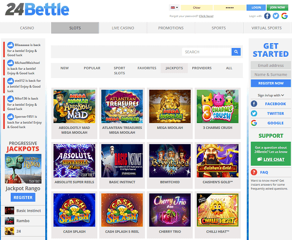 24 Bettle Casino Review 