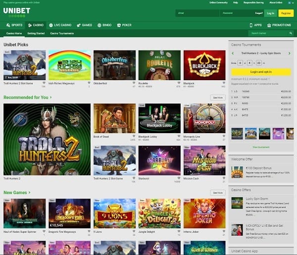 Unibet Casino Review 