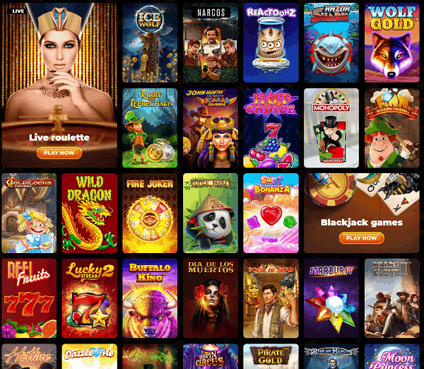 AmunRa Casino 100 Free Spins 