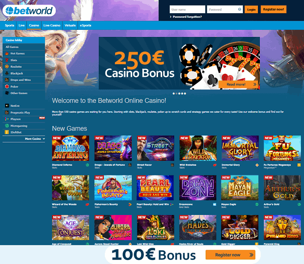 Betworld Online Casino Review - 10/10!