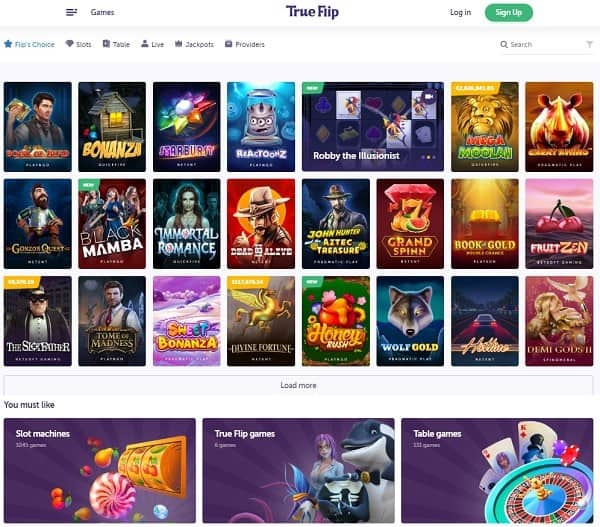 TrueFlip.io Casino Review